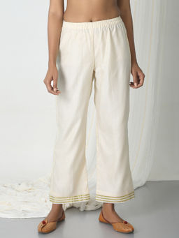 trueBrowns - Off White Gota Farshi Pant