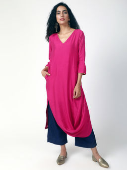 trueBrowns - Pink Salwar Suit - Set of 2