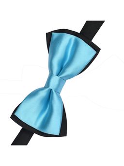 Tossido - Blue Designer Woven Micro Fiber Bow Tie