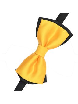 Tossido - Yellow Designer Woven Micro Fiber Bow Tie