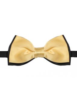 Tossido - Yellow Designer Woven Micro Fiber Bow Tie