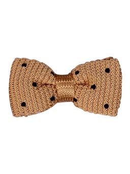 Tossido - Brown Designer Woven Micro Fiber Bow Tie