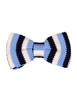 Tossido - Blue Designer Woven Micro Fiber Bow Tie