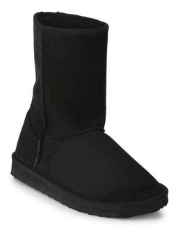 Truffle Collection - Black Solid Boots