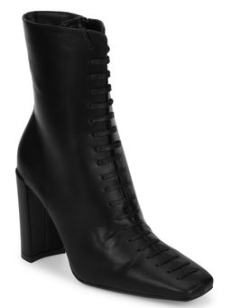 Truffle Collection - Black Solid Boots