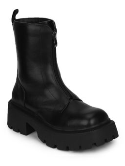 Truffle Collection - Black Solid Boots