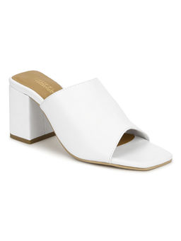 Truffle Collection - White Solid Heels