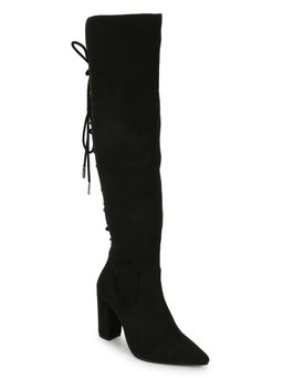Truffle Collection - Black Solid Boots