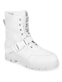 Truffle Collection - White Solid Boots