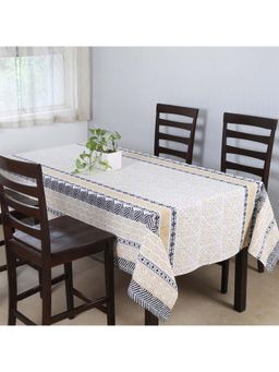 House This - Nakshi Cotton Table Cover-Yellow