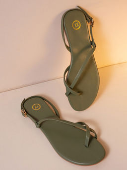 Twenty Dresses by Nykaa Fashion - Green Casually Chic Flats