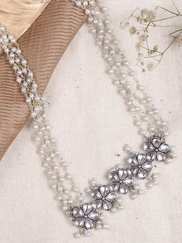 Teejh - by Joker and Witch White Brass Necklace