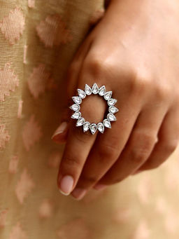 Teejh - by Joker and Witch White Brass Ring