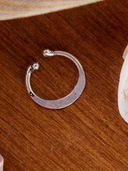 Teejh - By Joker and Witch Silver Brass Nosepin