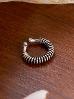 Teejh - By Joker and Witch Silver Brass Nosepin