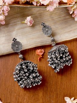 Teejh - by Joker and Witch Silver Brass Earrings