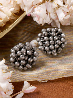 Teejh - By Joker and Witch Silver Brass Earrings