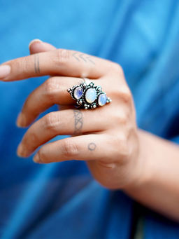 Teejh - by Joker and Witch White Brass Ring