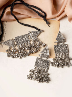 Teejh - by Joker and Witch Dhriti Ghungroo Necklace Set for Women