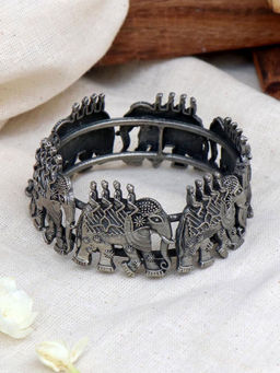 Teejh - by Joker and Witch Ellora Elephant Bangle for Women