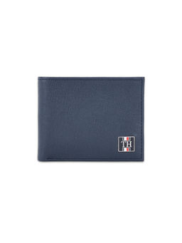 Tommy Hilfiger - Hayes Mens Leather Global Coin Wallet Navy