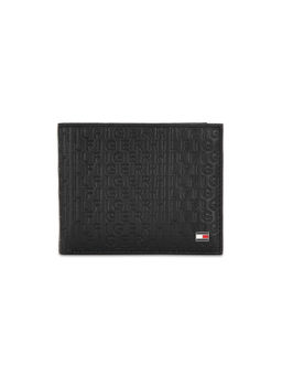 Tommy Hilfiger - Erik Mens Leather Passcase Wallet Black