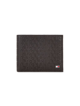 Tommy Hilfiger - Erik Mens Leather Passcase Wallet Brown