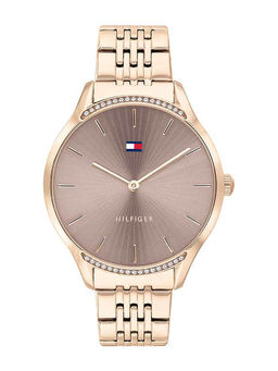 Tommy Hilfiger - Gray Round Analog Brown Dial Women Watch-TH1782212W