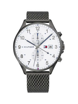 Tommy Hilfiger - West Round Analog White Dial Men Watch-TH1791709W