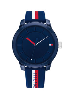 Tommy Hilfiger - Denim Round Analog Blue Dial Men Watch-TH1791746