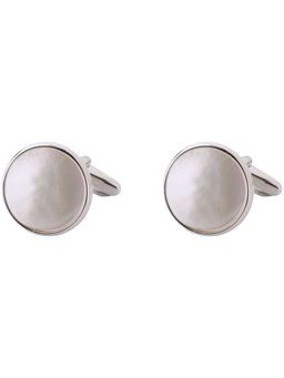 The Tie Hub - Round MOP Cufflinks