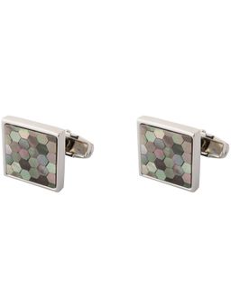 The Tie Hub - Honey Comb Brown MOP Cufflinks