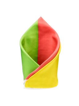 The Tie Hub - Four Square Solid Florescent Colors Silk Pocket Square