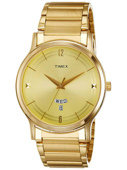 Timex - Classics Gold Round Analog Casual Watch -TI000R421