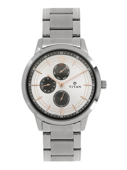 Titan - White Dial Analog Watch -NM1769SM02