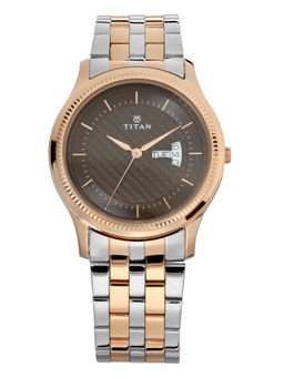 Titan - Brown Dial Analog Watch -NM1824KM01