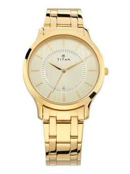 Titan - Gold Dial Analog Watch -NM1825YM01