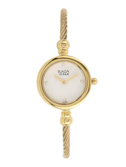 Titan - White Dial Analog Watch -NM2586YM01