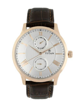 Titan - White Dial Analog Watch -NM90100WL01