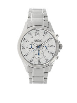 Titan - White Dial Analog Watch -NM9323SM07
