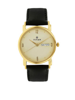 Titan - Gold Dial Analog Watch -NM1445YL05