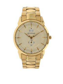 Titan - Gold Dial Analog Watch -NM1521YM02