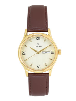 Titan - Gold Dial Analog Watch -NM1580YL05