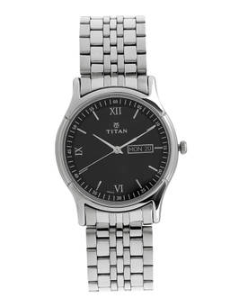 Titan - Black Dial Analog Watch -NM1636SM01