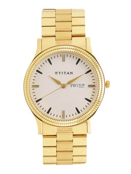 Titan - White Dial Analog Watch -NM1650YM03