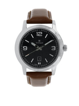 Titan - Black Dial Analog Watch -NM1730SL02