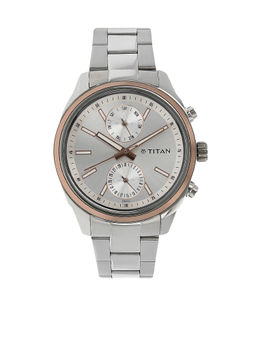 Titan - Silver Dial Analog Watch -NM1733KM02