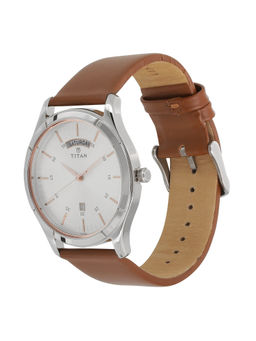 Titan - White Dial Analog Watch -NM1767SL01