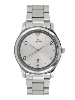 Titan - White Dial Analog Watch -NM1770SM01