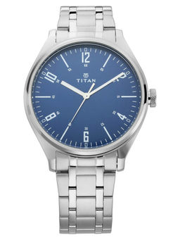 Titan - Blue Dial Analog Watch -NM1802SM02